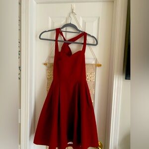 Lauren James~ Red Spring Dress